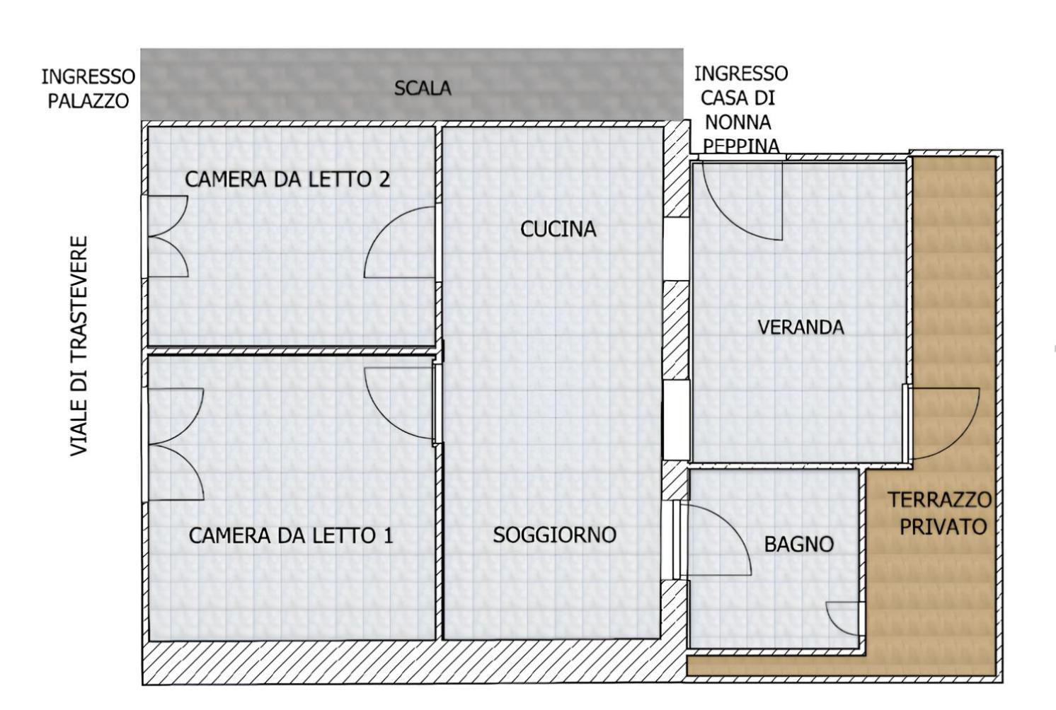 La Casa Di Nonna Peppina A Trastevere Roma Exterior foto